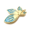 Brass Enamel Pendants KK-D339-21G-02-2