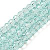 Transparent Baking Paint Glass Beads X1-DGLA-A034-T6mm-D01-1