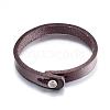 Leather Cord Bracelets BJEW-P099-13-2