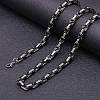 Titanium Steel Byzantine Chain Necklaces FS-WG56795-85-1