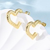 304 Stainless Steel Stud Earrings for Women EJEW-L296-032G-02-3