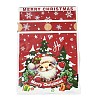 Christmas Santa Claus Plastic Packing Pouches Drawstring Bags ABAG-Q053-03B-2