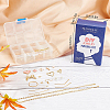 SUNNYCLUE Pink Heart Charm Earrings DIY Making Kits DIY-SC0017-86-7