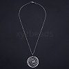 Non-Tarnish 201 Stainless Steel Pendant Necklaces NJEW-S105-JN601-45-1-2