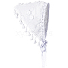Flower Decor Lace Triangle Bandanas OHAR-WH20005-08A-1
