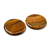 Natural Tiger Eye Pendants G-B071-01M-2