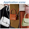 6 Bags 6 Styles Alloy D Ring Clasps with PU Leather Tab FIND-FH0017-23-6
