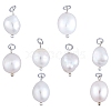 Natural Cultured Freshwater Pearl Pendants PEAR-SC0001-01-1