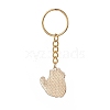 8Pcs Divination Style Alloy Enamel Keychains KEYC-JKC00457-3