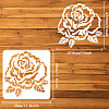 PET Hollow Out Drawing Painting Stencils DIY-WH0391-0545-2