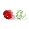 Electroplate Transparent Glass Beads Strands EGLA-N025-05A-A01-3