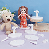 Plastic Adjustable Doll Stands ODIS-WH0038-98D-5