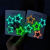 10Pcs Luminous Snap Hair Clips PW-WG09A54-01-1