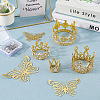 Crown Zinc Alloy Cake Decoration AJEW-CP0008-85S-3