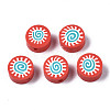 Handmade Polymer Clay Beads CLAY-N008-037F-1