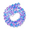 Transparent Glass Beads Strand GLAA-K057-01H-3