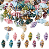 60Pcs 12 Colors Handmade Porcelain Beads PORC-HS0001-07-1