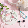 6Pcs 6 Colors Handmade Polymer Clay Rhinestone Beads CLAY-SC0001-91-4