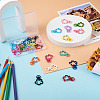 Fashewelry 26Pcs 13 Colors Zinc Alloy Baking Paint Swivel Clasps FIND-FW0001-26-11