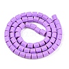 Handmade Polymer Clay Beads Strands CLAY-T021-02O-2