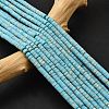 Dyed Synthetic Imperial Jasper Beads Strands G-Z089-A03-A-3