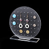 Acrylic Earring Display Stand EDIS-WH0023-01A-7