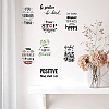 8 Sheets 8 Styles PVC Waterproof Wall Stickers DIY-WH0345-093-6