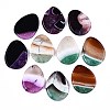 Natural Agate Crystal Pendants G-S295-18-1