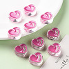 Transparent Enamel Acrylic Beads TACR-S155-004I-6