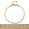 304 Stainless Steel Link Chain Bracelets for Women BJEW-F488-21G-04-5