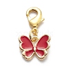 Alloy Enamel Pendant Decoration HJEW-JM00804-2