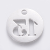 Non-Tarnish 304 Stainless Steel Pendants LS-STAS-F233-13-P-2