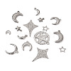 18Pcs 9 Styles 304 Stainless Steel Pendants STAS-TA0001-84-12