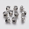 Ion Plating(IP) 304 Stainless Steel European Beads Rhinestone Settings STAS-J022-007AS-2