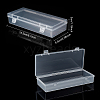 10Pcs Transparent Plastic Bead Containers CON-BC0002-25-2
