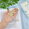 May Lily of the Valley Flower Enamel Bookmarks AJEW-WH0348-217-4