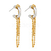 304 Stainless Steel Tassel Stud Earrings for Women BJ7288-5