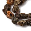 Raw Rough Natural Amber Beads Strands GG-CBAC13F-D01-02-4