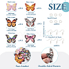  Butterfly Earring Making Kit FIND-TA0002-67-3