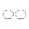304 Stainless Steel Hoop Earrings EJEW-T048-24E-P-1
