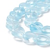 Transparent Glass Beads Strand GLAA-F112-03E-4