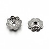 Tarnish Resistant 304 Stainless Steel Flower Bead Caps STAS-E083-04P-1