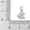 Brass Micro Pave Cubic Zirconia Pendants KK-Q028-38P-3