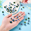 50Pcs 5 Colors Glass Beads GLAA-TA0003-80-6