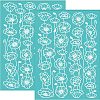 Self-Adhesive Silk Screen Printing Stencil DIY-WH0337-005-1