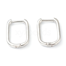 Brass Huggie Hoop Earrings EJEW-L234-025P