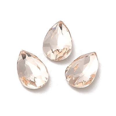 Glass Rhinestone Cabochons RGLA-P037-11B-D261-1