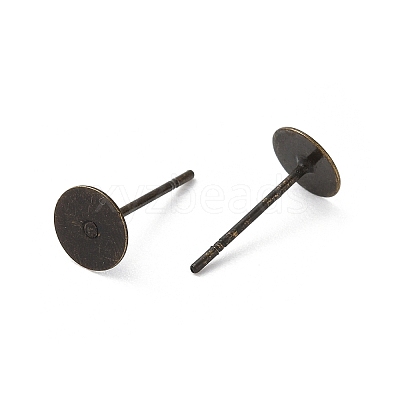 Stud Earring Settings KK-C2899-NFAB-01-1
