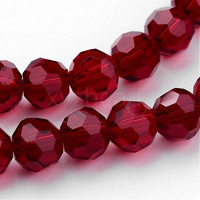 Transparent Glass Bead Strands GLAA-G013-6mm-97-1