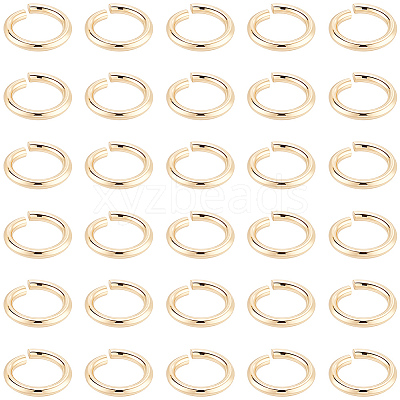 6 Bags Brass Open Jump Rings KK-BBC0027-73-1